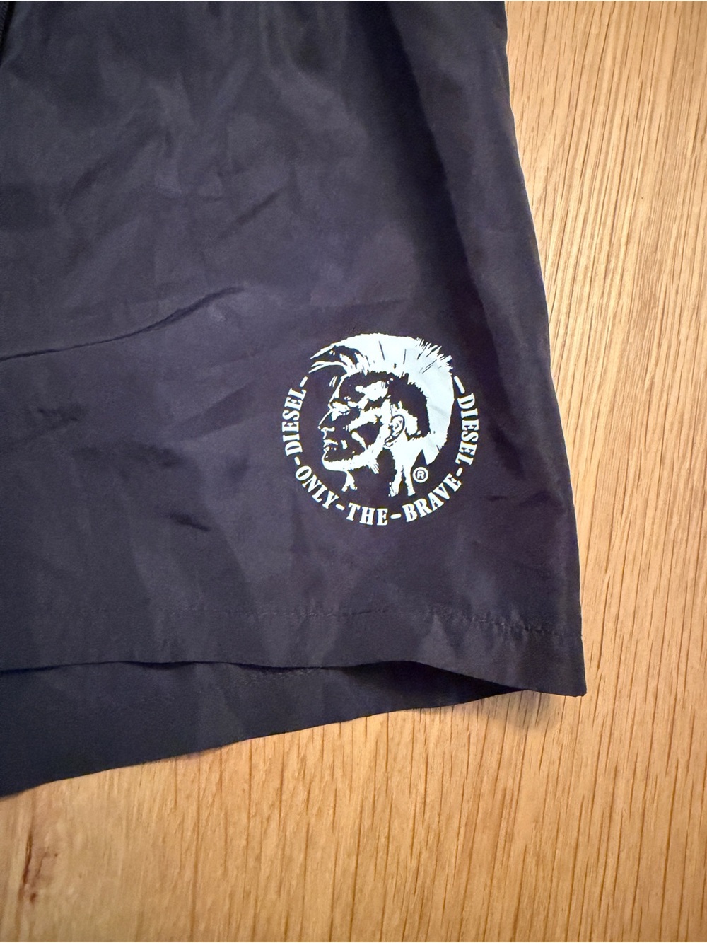 Diesel Black Swim Shorts with White Logo BNWT - Picture 4 of 4